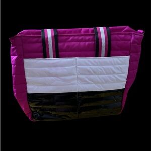 Think Royln Pink and White Women's Bag